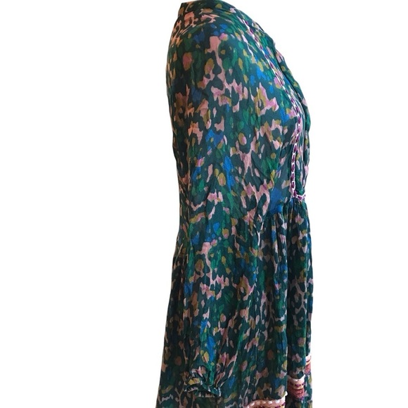Bl-nk Coterie Embroidered Long SleeveTunic Dress M - Picture 6 of 16